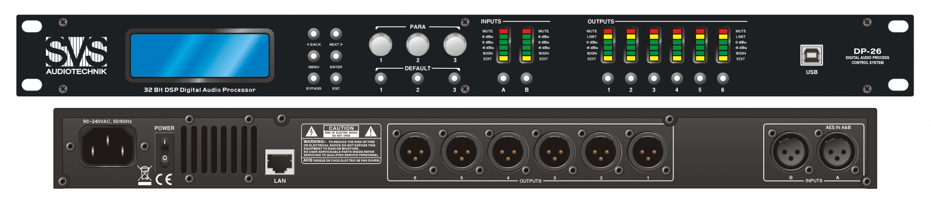 SVS Audiotechnik DP-26 Цифровой процессор: 2 входа 6 выходов в Кирсанове