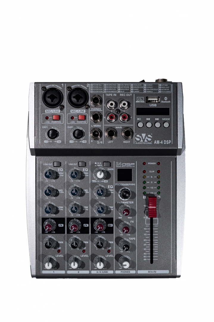 SVS Audiotechnik mixers AM-4 DSP Аналоговый микшерный пульт, 4-канала в Кирсанове