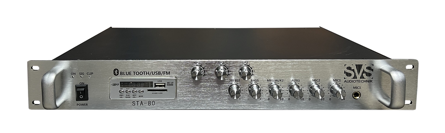 SVS Audiotechnik STA-80 Микшер-усилитель для систем Public Address в Кирсанове